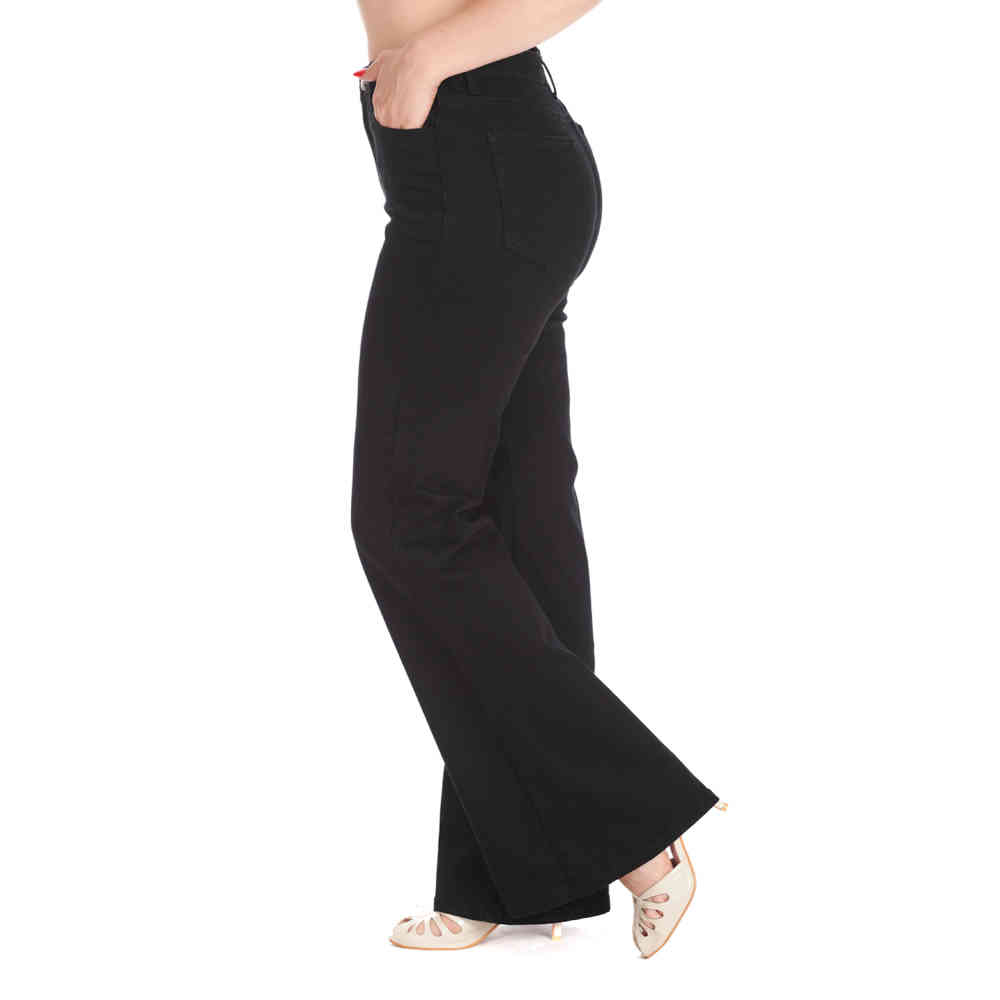 Banned - Love Flare Pantalon flare - Noir